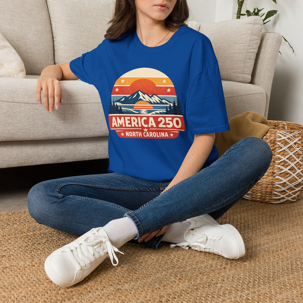 America 250 North Carolina - Mountain Sunset T-Shirt