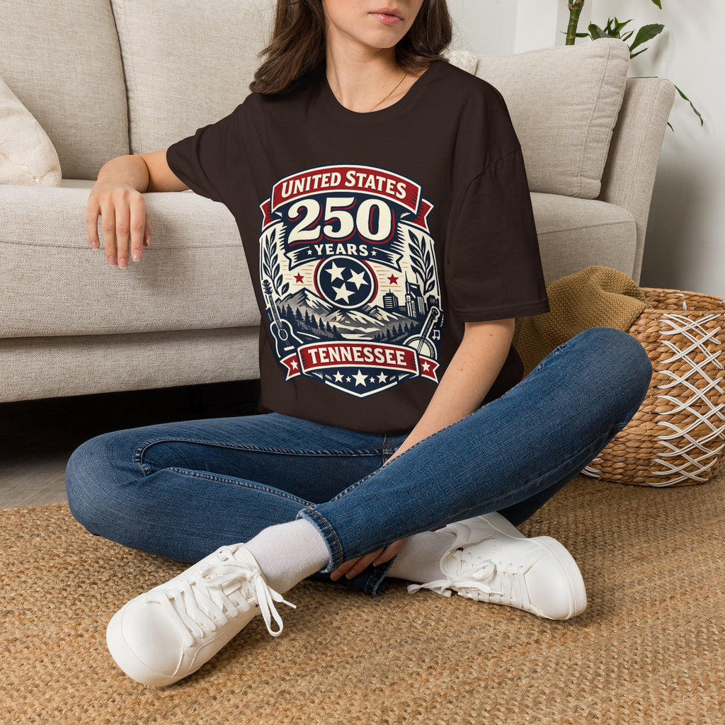 America 250 Tennessee T-Shirt — United States 250 Years Heritage Graphic Tee