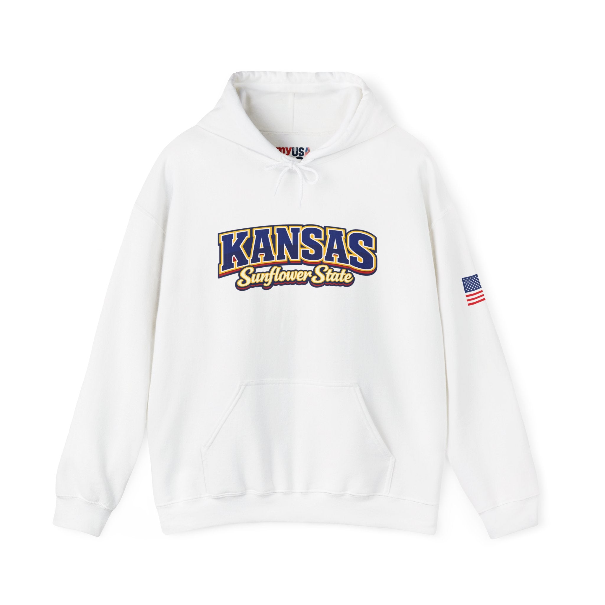 Kansas Sunflower State Heavy Blend Hooded Sweatshirt