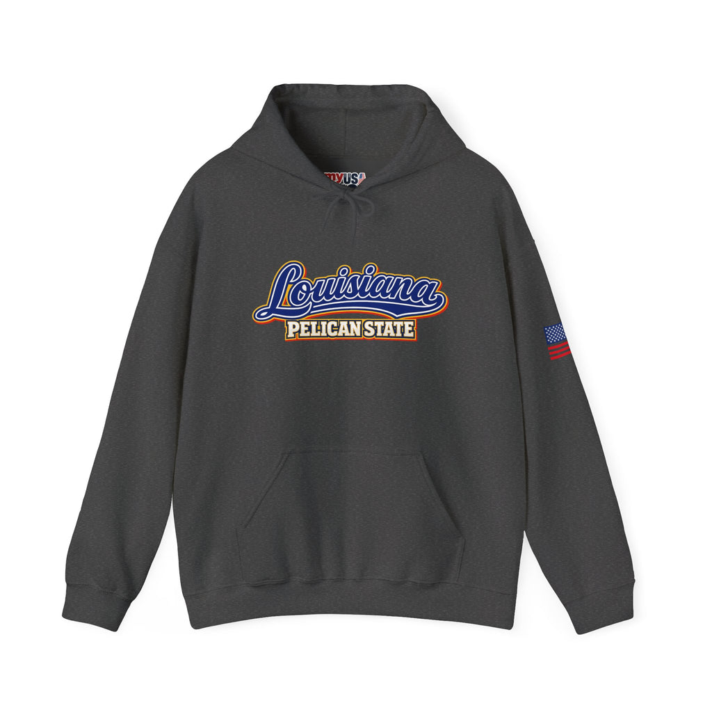 Louisiana Pelican State Heavy Blend Hooded Sweatshirt