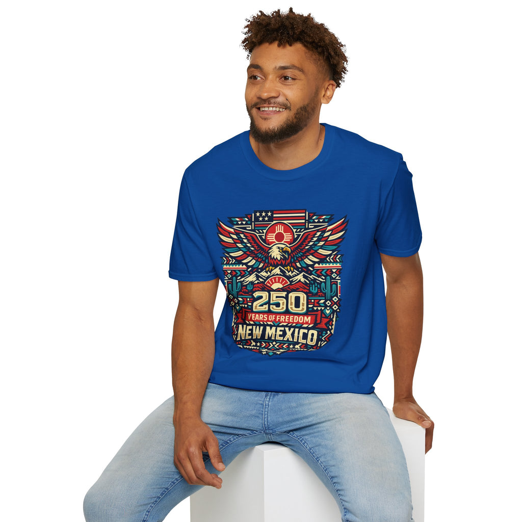 America 250 x New Mexico 250th Anniversary Eagle — State Pride Patriotic