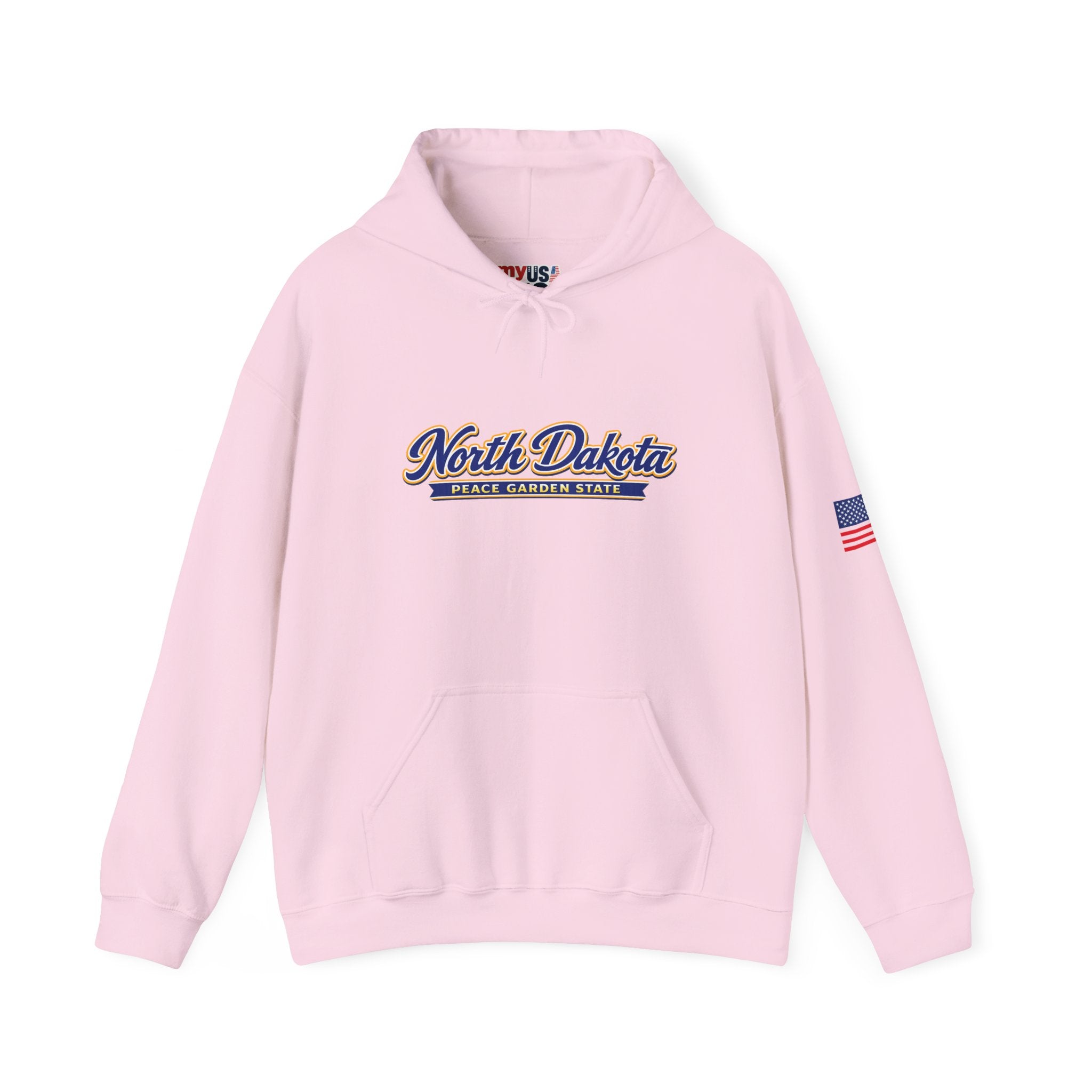 North Dakota Peace Garden State Heavy Blend Hooded Sweatshirt