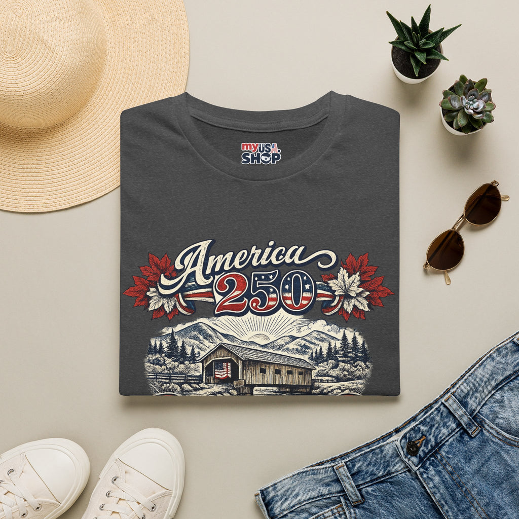 America 250 – Vermont 250 Years of American Spirit Vintage Tee Design