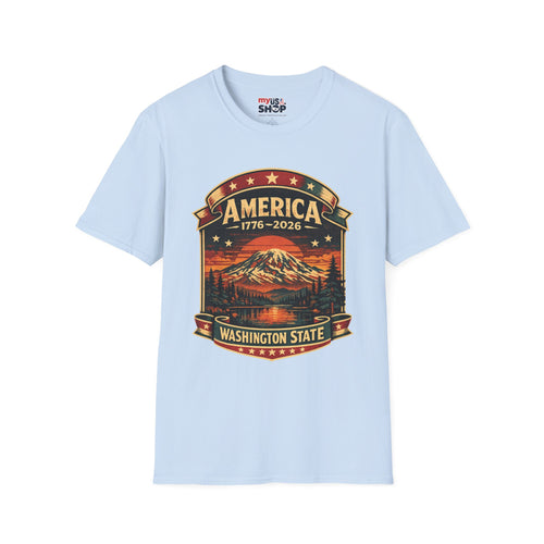 America 250 - Washington State Vintage T-Shirt
