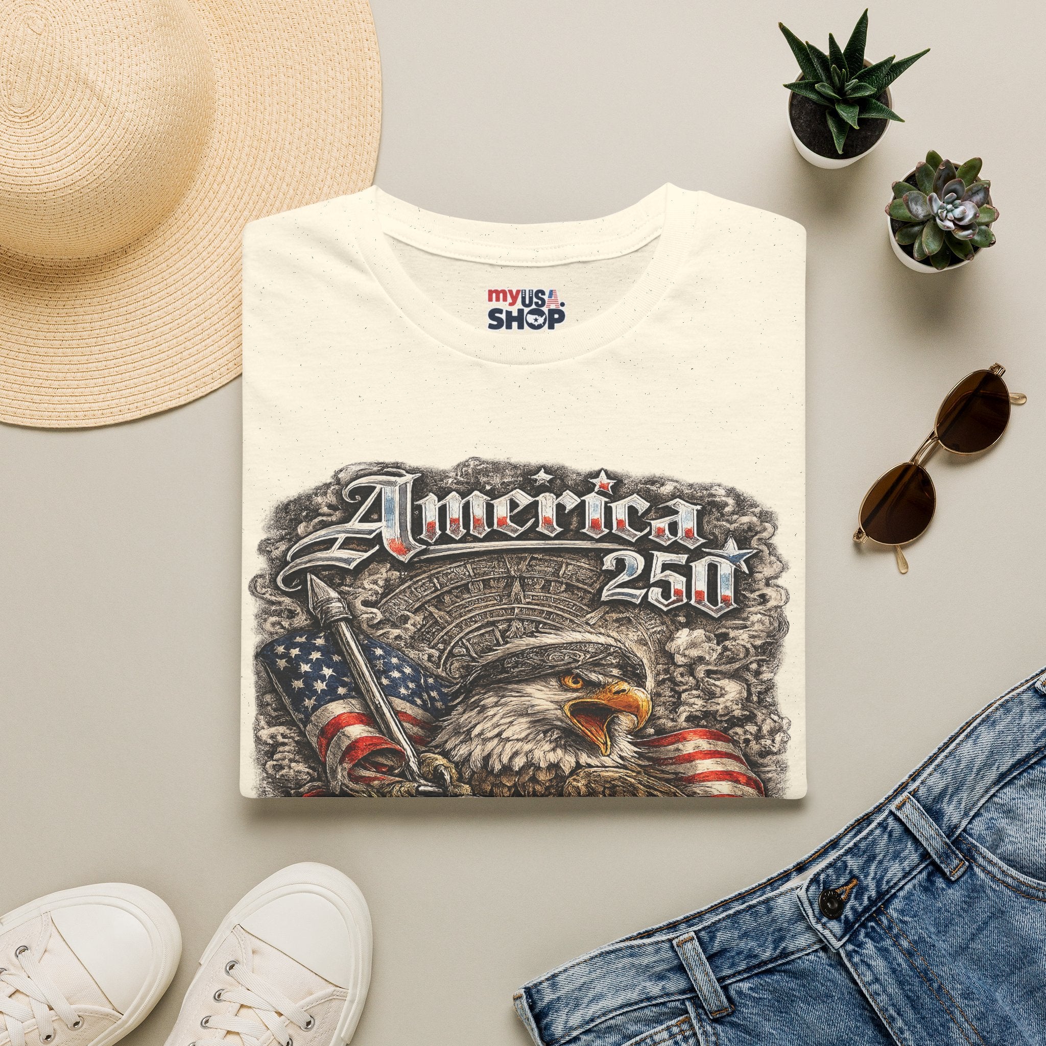 America 250 Eagle — Chicano Proud & Brave Patriotic