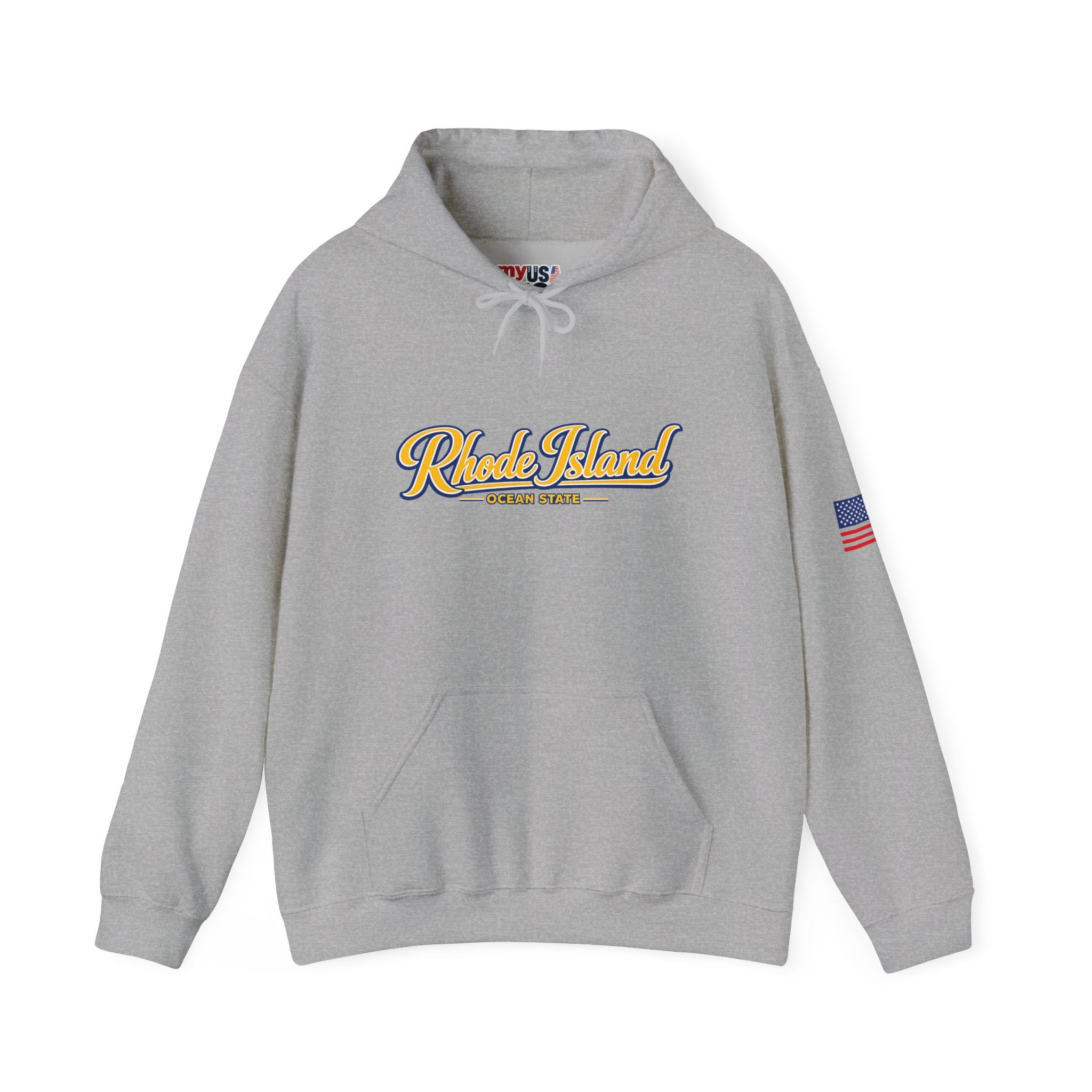 Rhode Island Ocean State Heavy Blend Hooded Sweatshirt