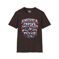 America 250 Texas Shirt — Patriotic Chrome Star Graphic Tee