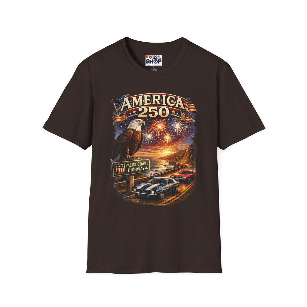 America 250 Eagle Fireworks T-Shirt