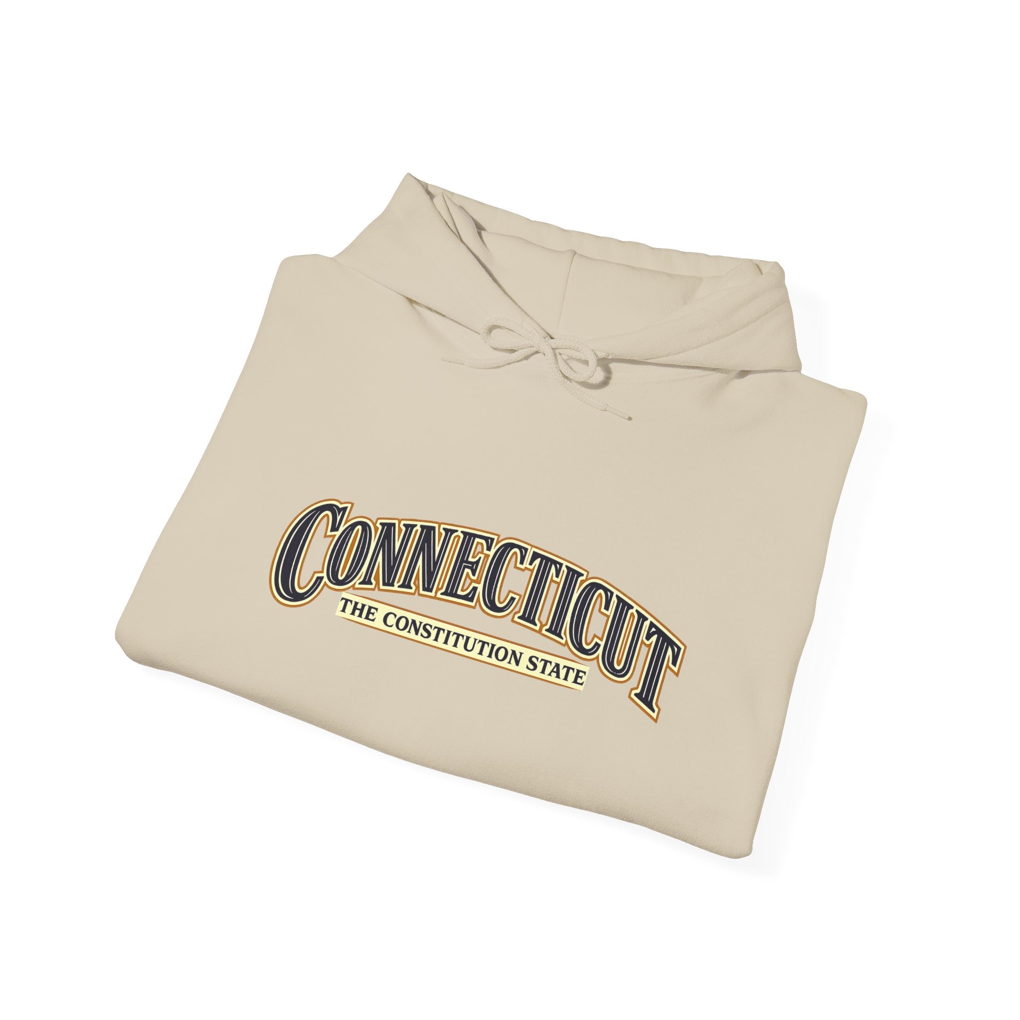 Connecticut The Constitution State Heavy Blend Hooded Sweatshirt