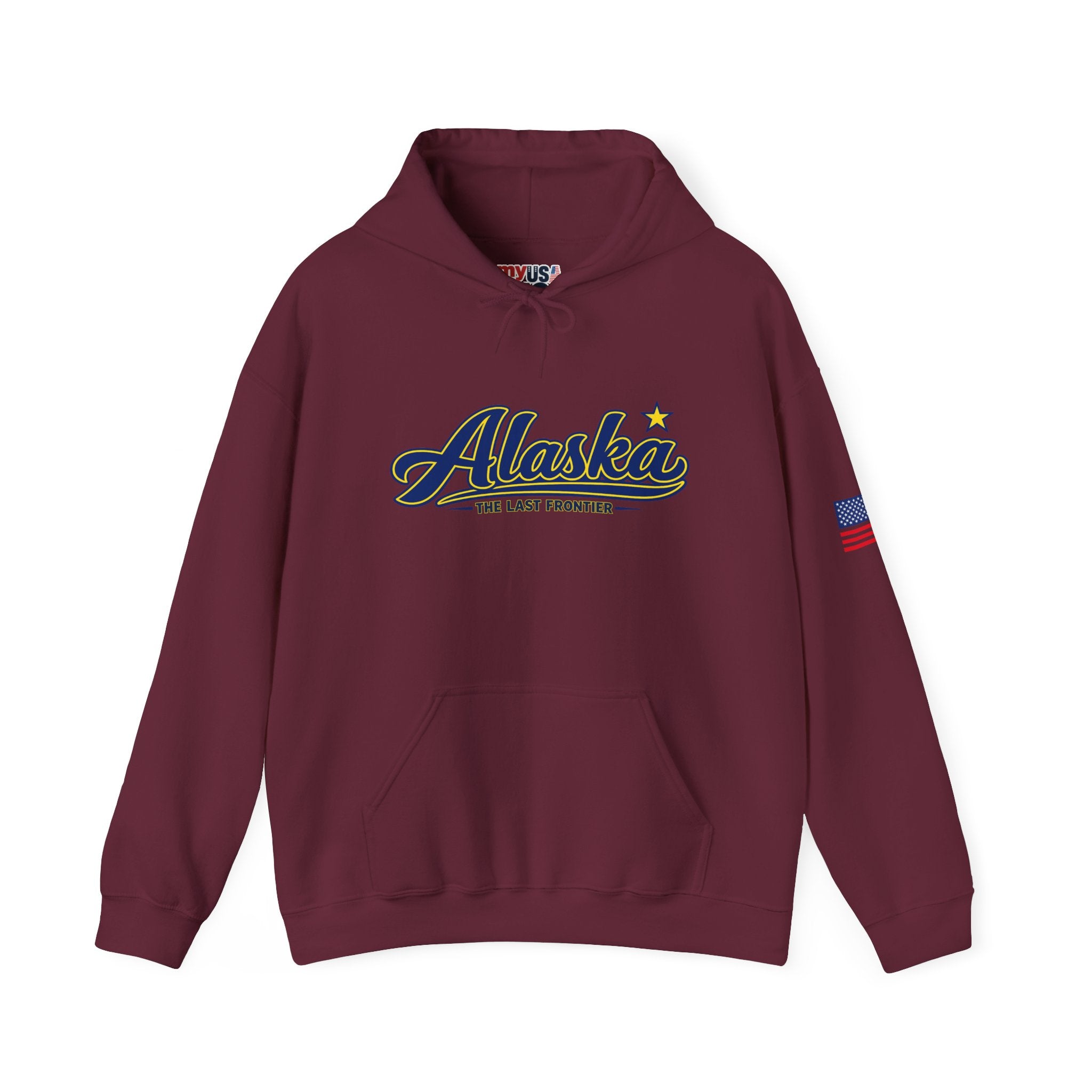 Alaska The Last Frontier Heavy Blend Hooded Sweatshirt