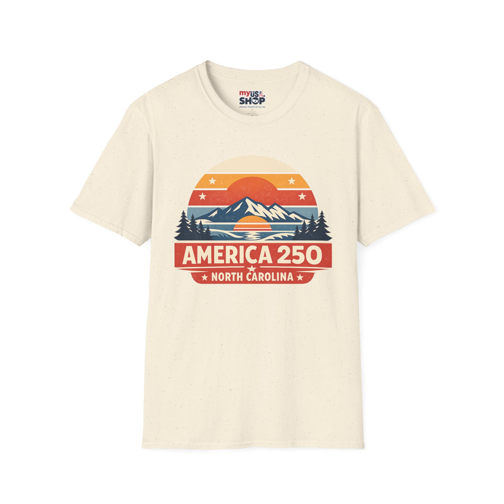 America 250 North Carolina - Mountain Sunset T-Shirt