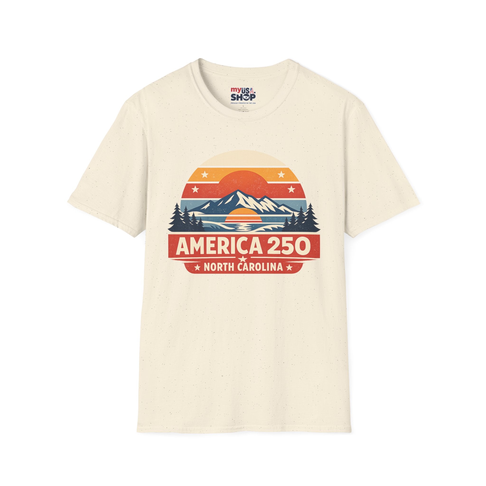 America 250 North Carolina - Mountain Sunset T-Shirt