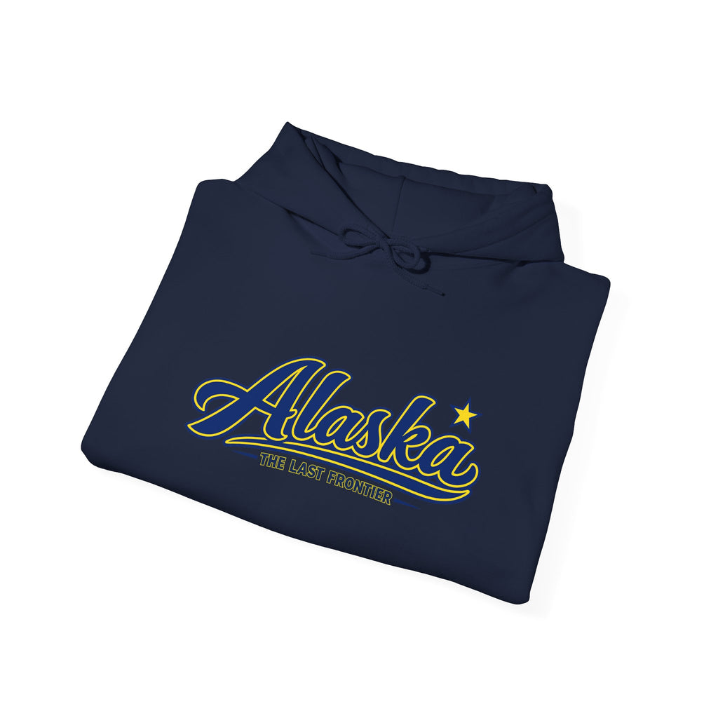 Alaska The Last Frontier Heavy Blend Hooded Sweatshirt