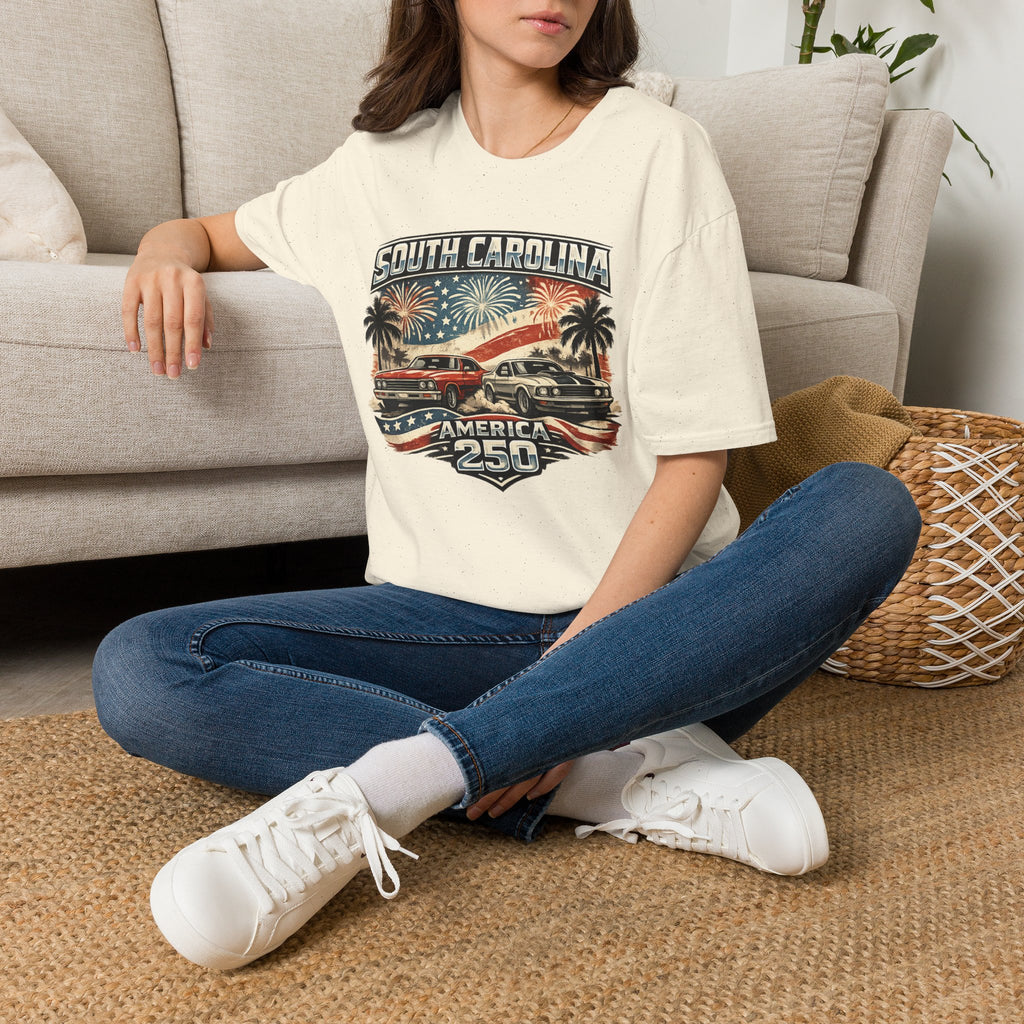 America 250 South Carolina Retro Fireworks T-Shirt