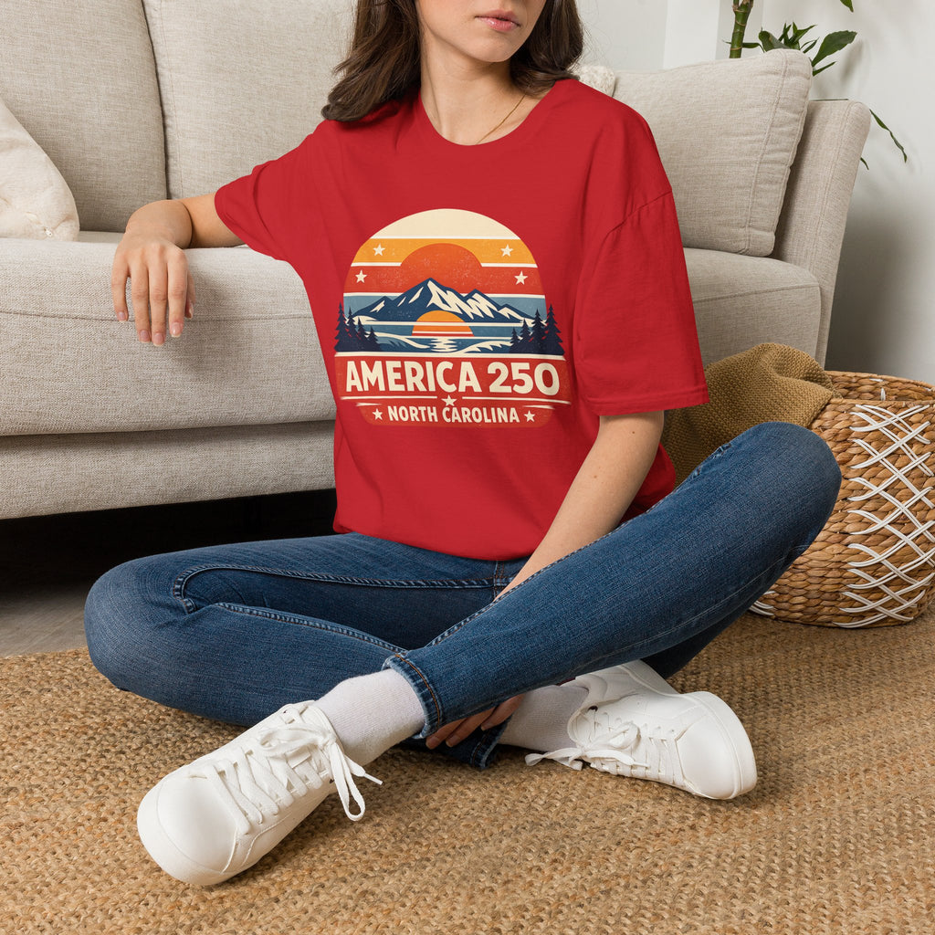America 250 North Carolina - Mountain Sunset T-Shirt
