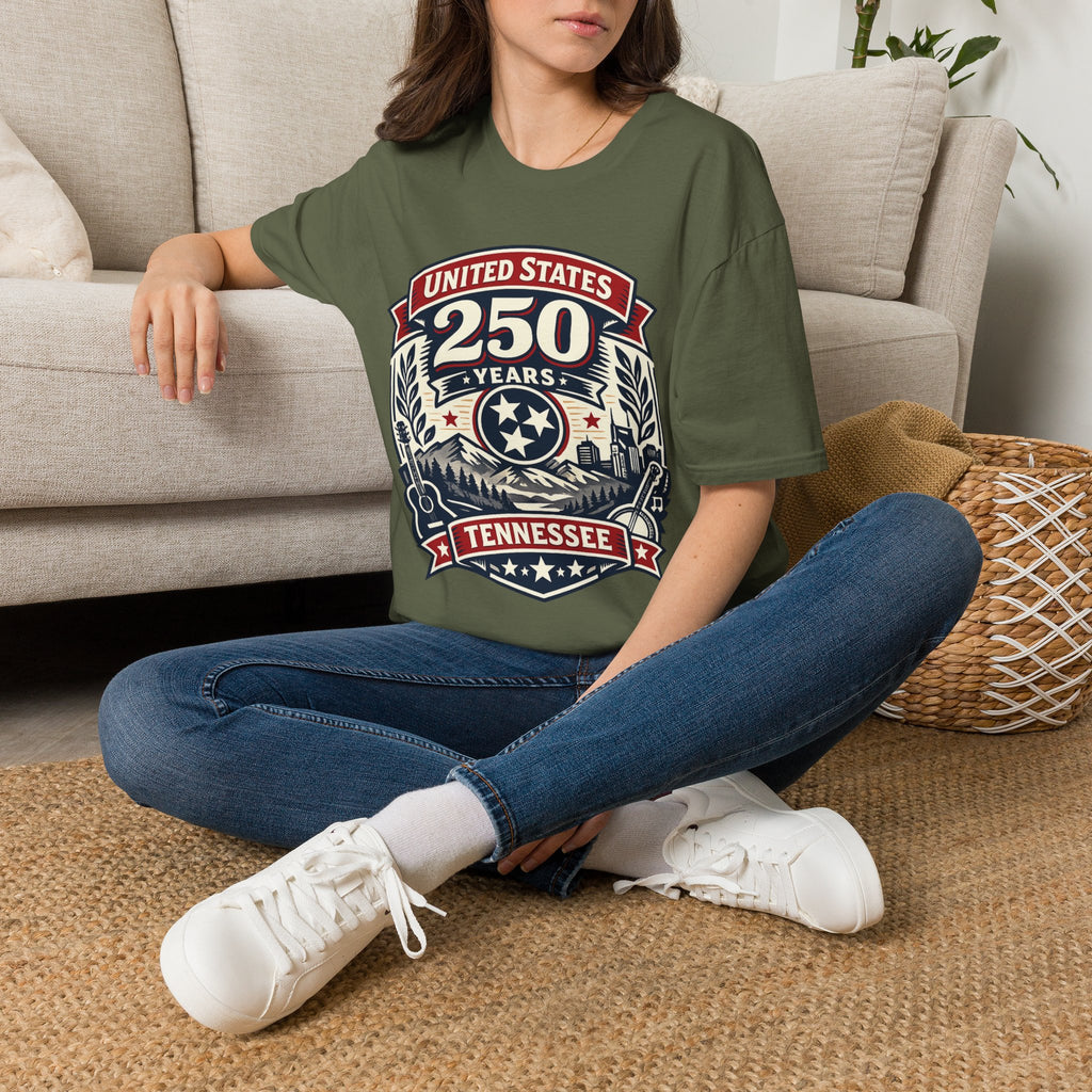 America 250 Tennessee T-Shirt — United States 250 Years Heritage Graphic Tee