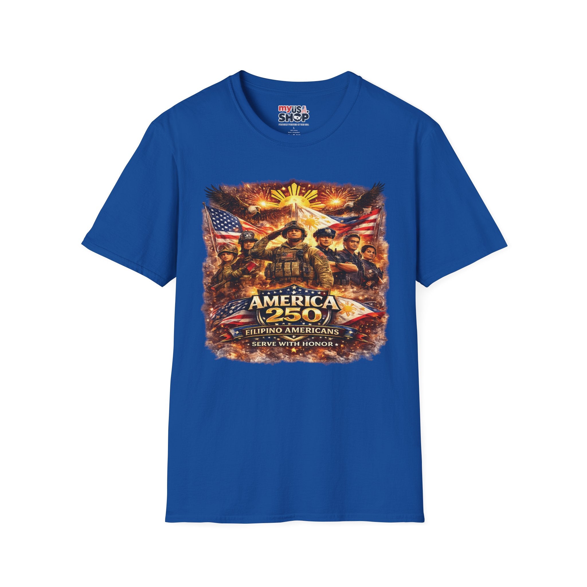 Patriotic Filipino America 250 Military Tribute