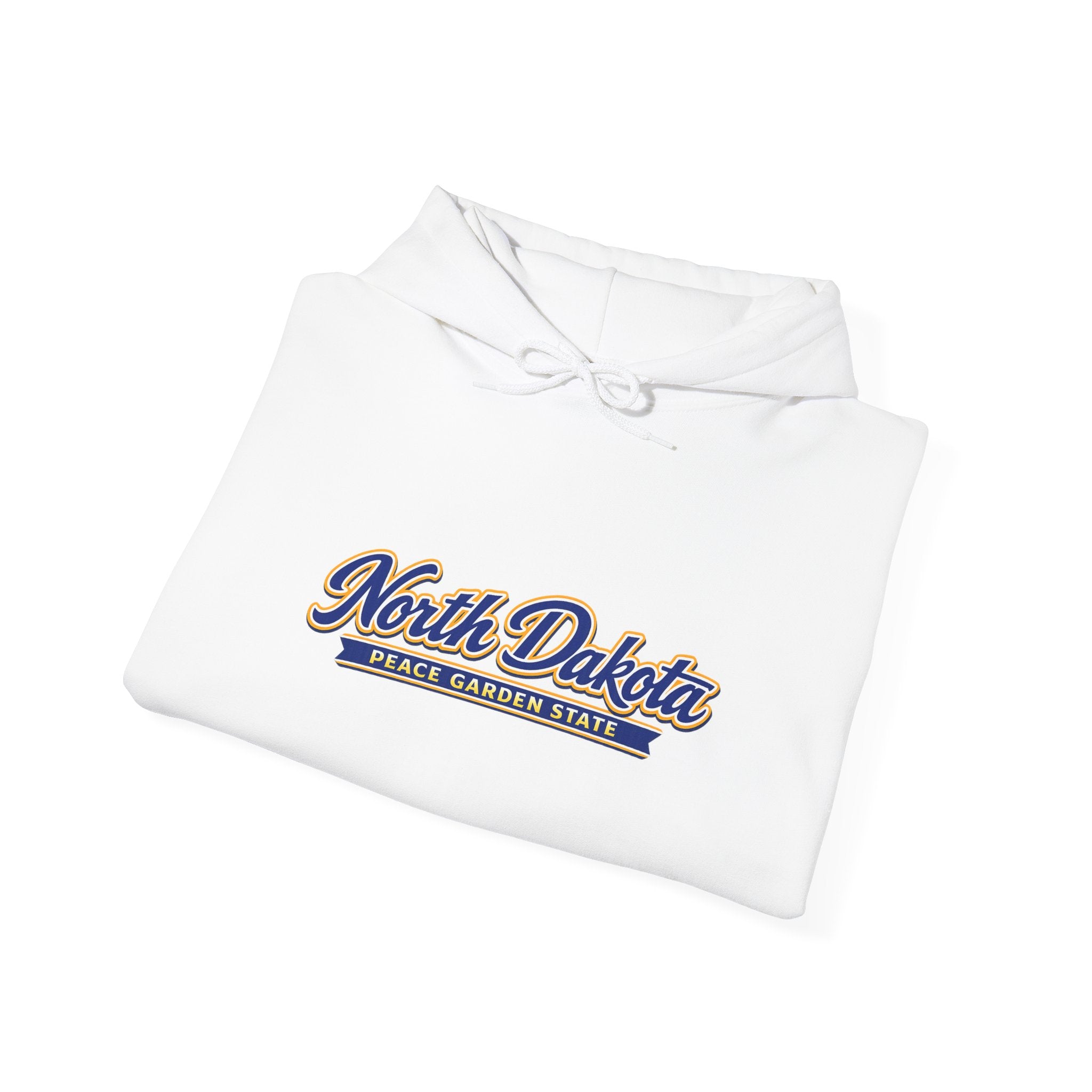 North Dakota Peace Garden State Heavy Blend Hooded Sweatshirt