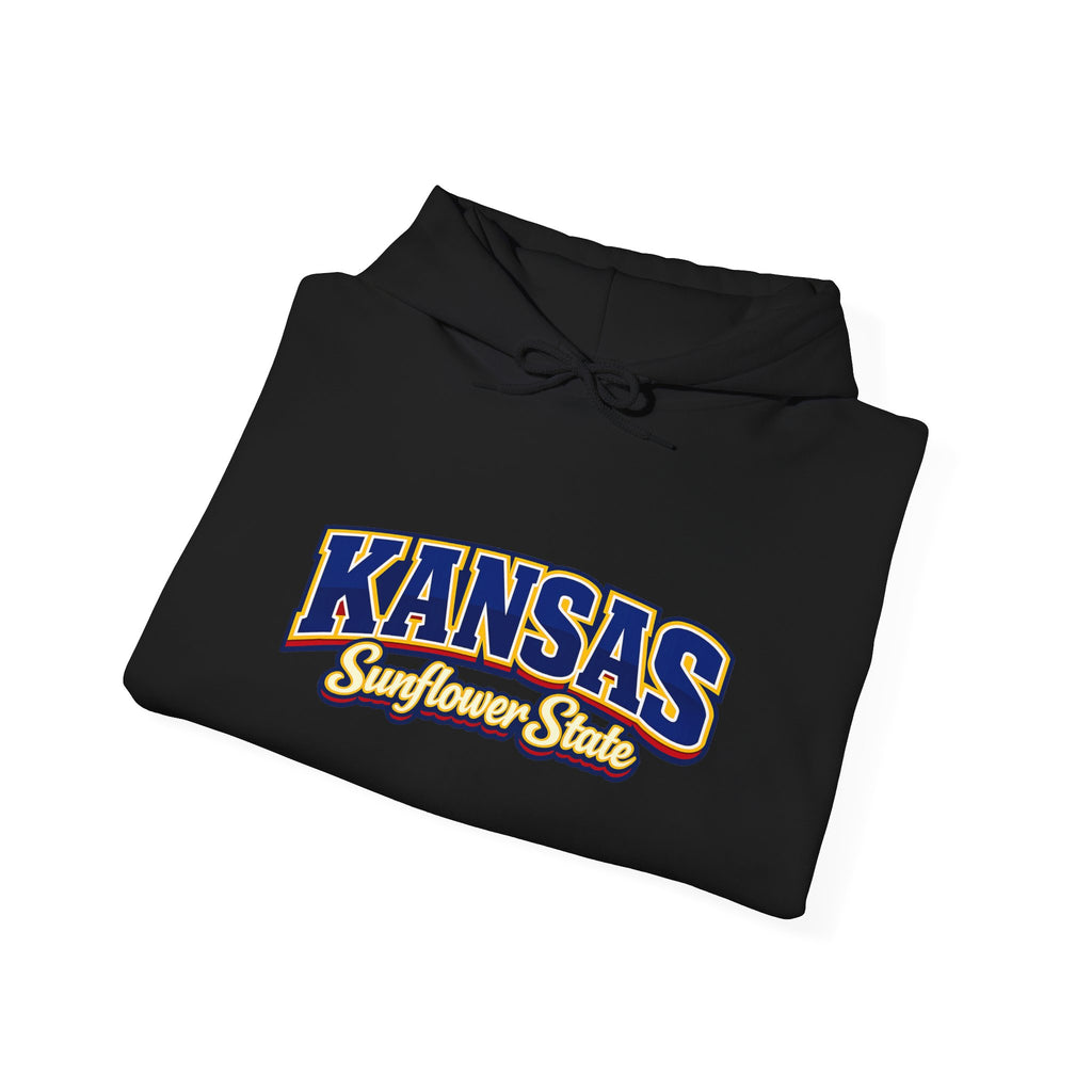Kansas Sunflower State Heavy Blend Hooded Sweatshirt