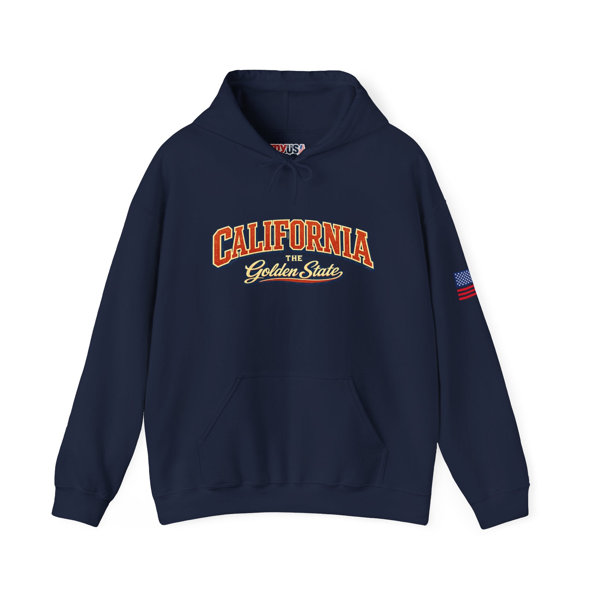 California The Golden State Heavy Blend Hooded Sweatshirt
