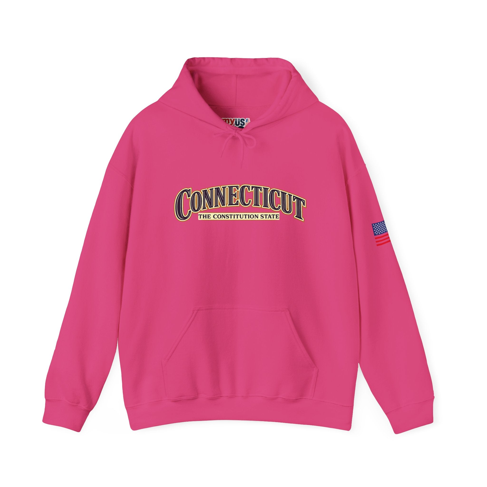 Connecticut The Constitution State Heavy Blend Hooded Sweatshirt