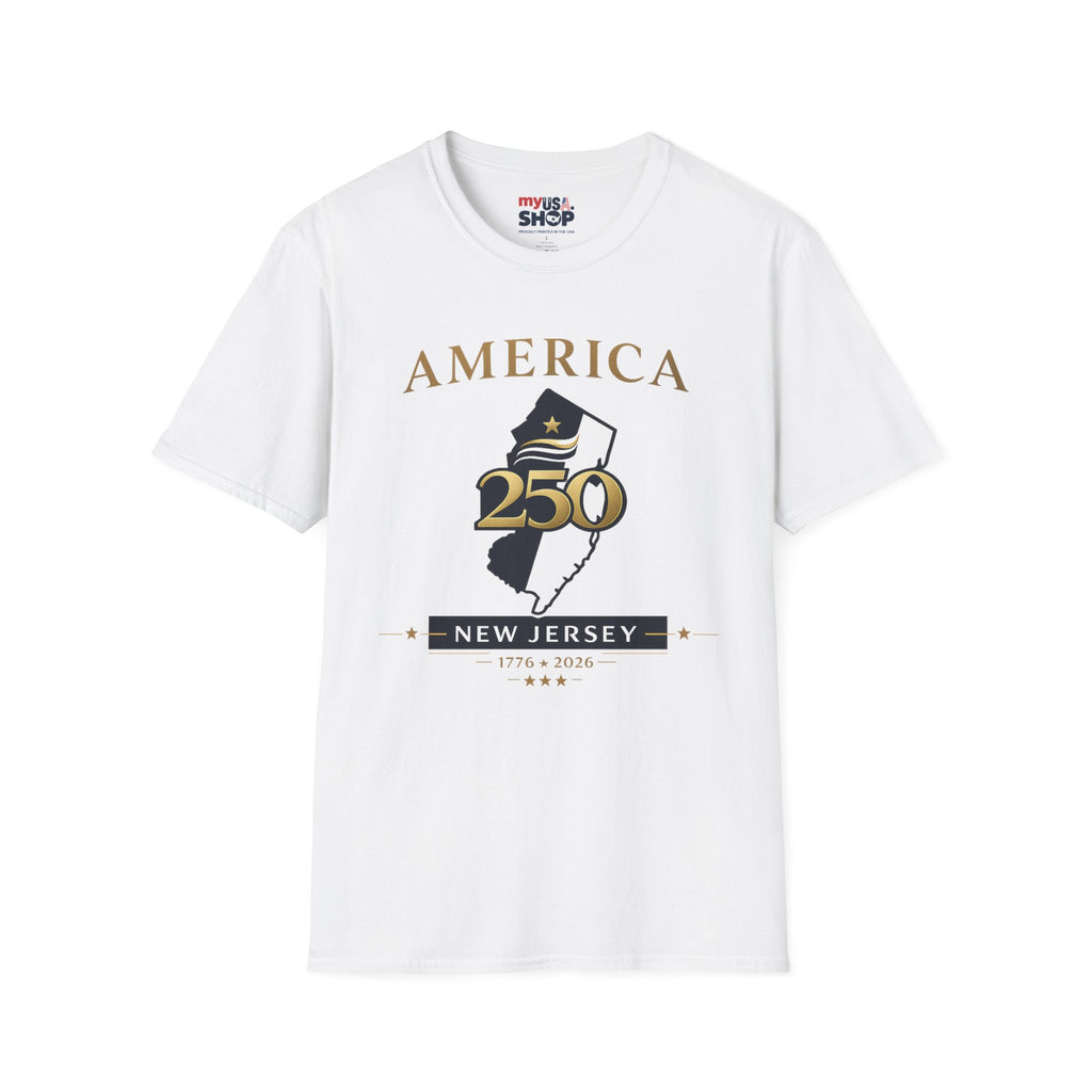 America 250 New Jersey T-Shirt — Commemorative Tee
