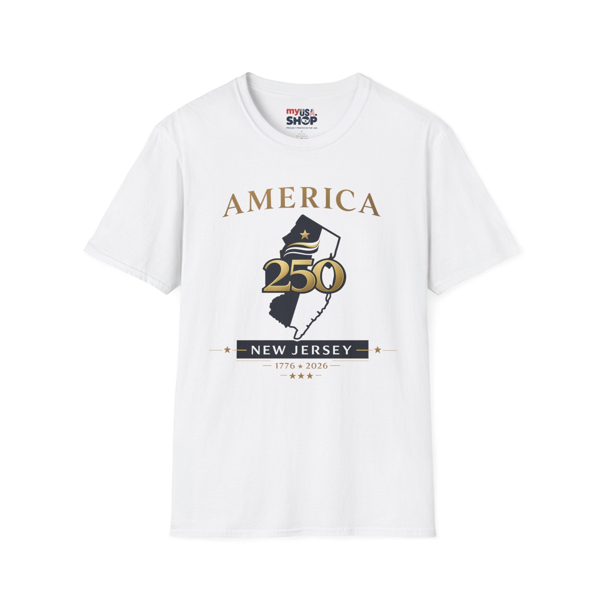 America 250 New Jersey T-Shirt — Commemorative Tee