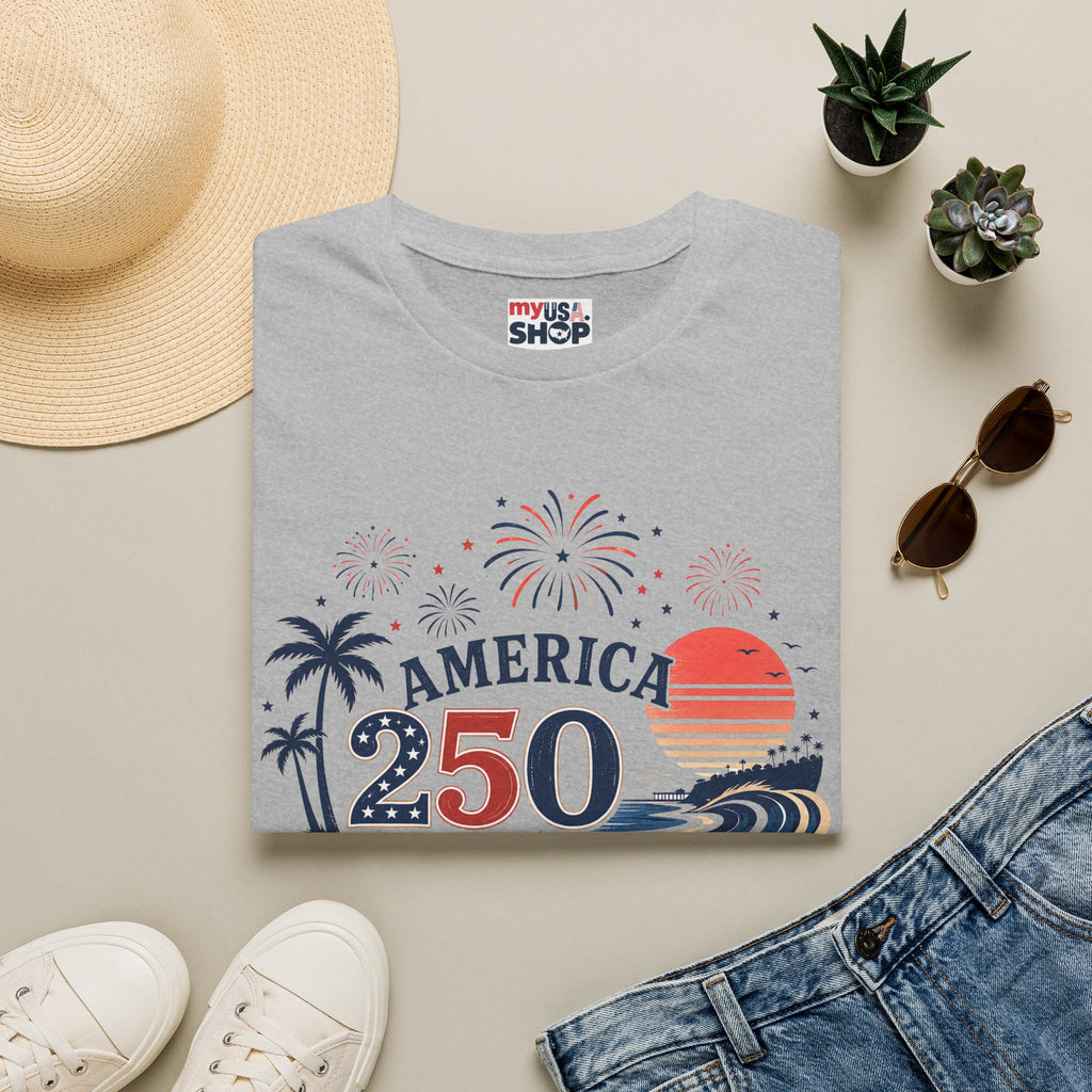 America 250 Orange County California Coastal Heritage T-Shirt
