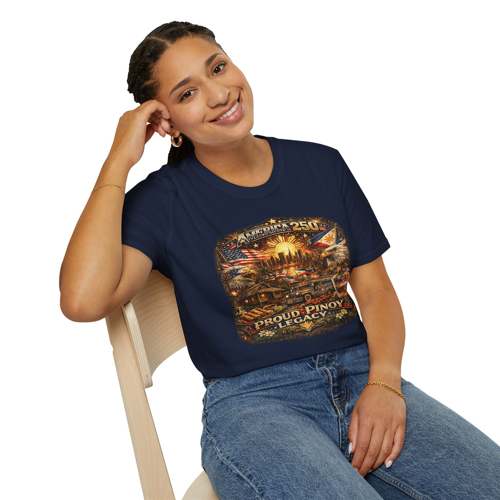 America 250 'Proud Pinoy Legacy' – Filipino American Celebration T Shirt