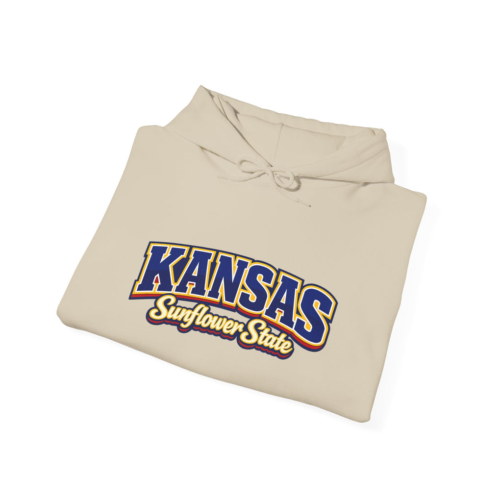 Kansas Sunflower State Heavy Blend Hooded Sweatshirt