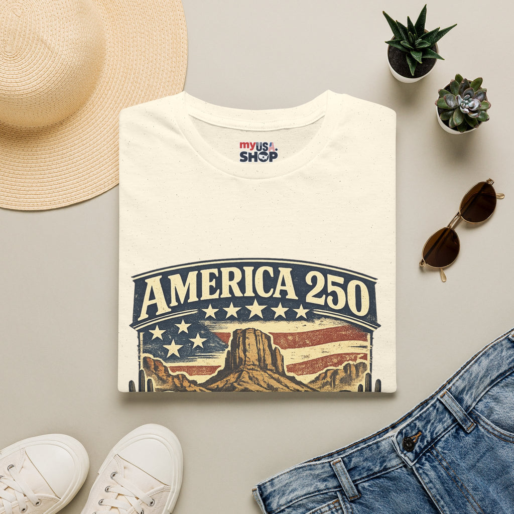 America 250 Shirt — Oregon Western Pioneer Trail Graphic Tee