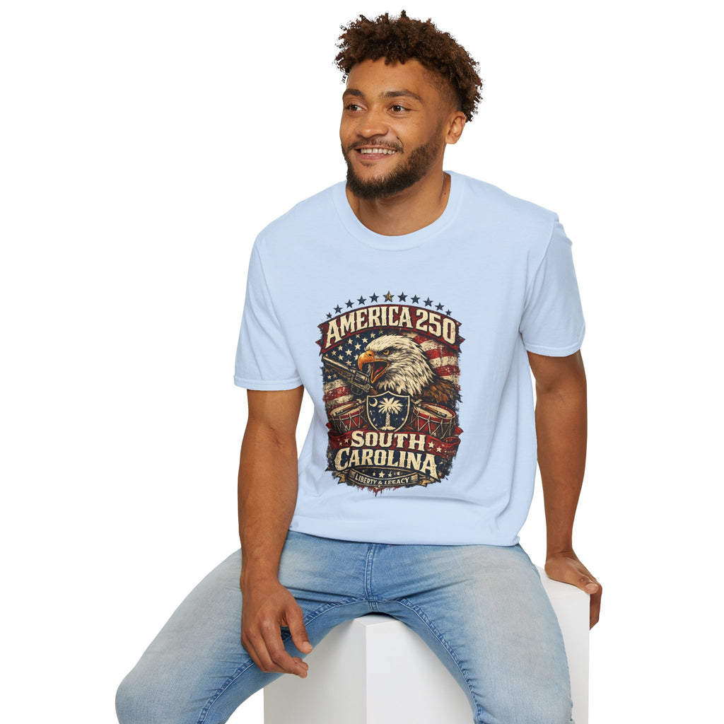 America 250 South Carolina T-Shirt Liberty and Legacy Celebration Tee