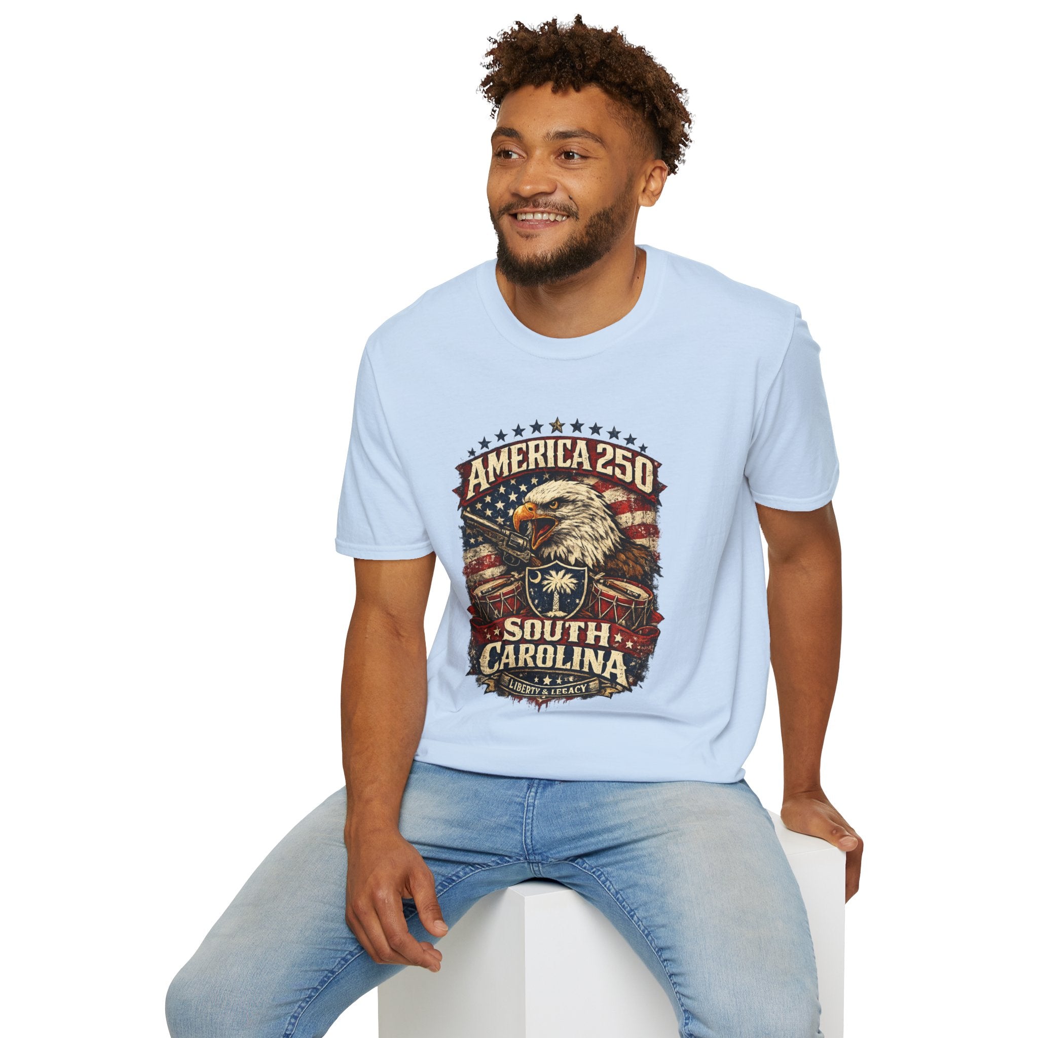 America 250 South Carolina T-Shirt Liberty and Legacy Celebration Tee