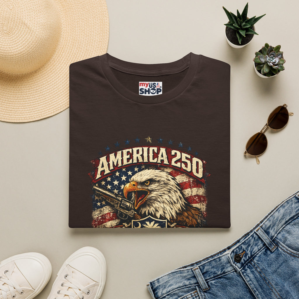 T-Shirt — America 250 South Carolina Vintage Eagle Patriotic Tee