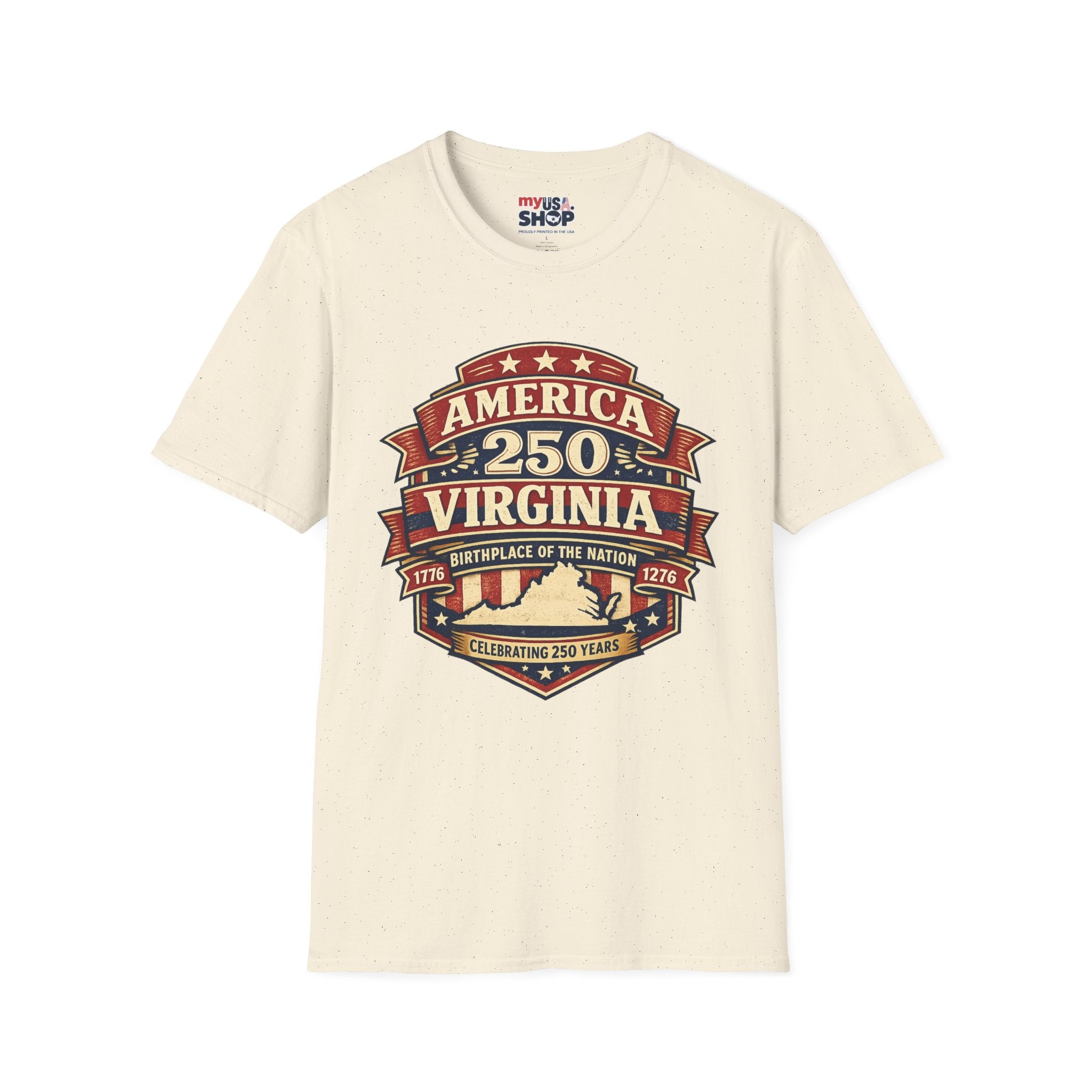 American 250 Virgnia Tee Birthplace of the Nation Design