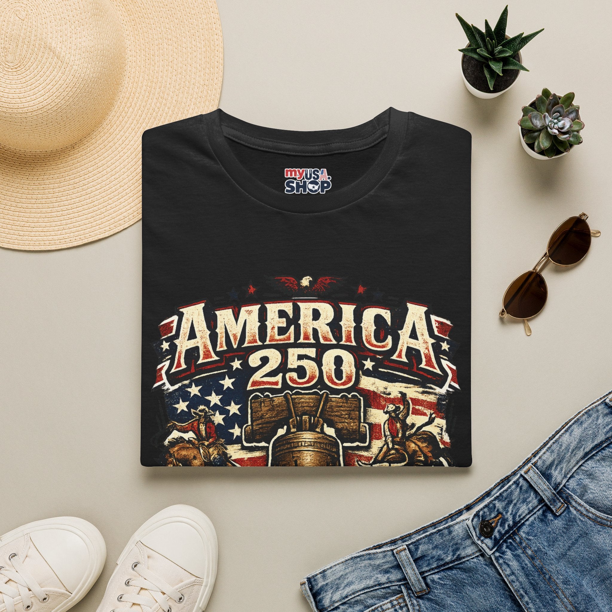 America 250 Pennsylvania TShirt — Western Rodeo Liberty Bell Graphic Tee