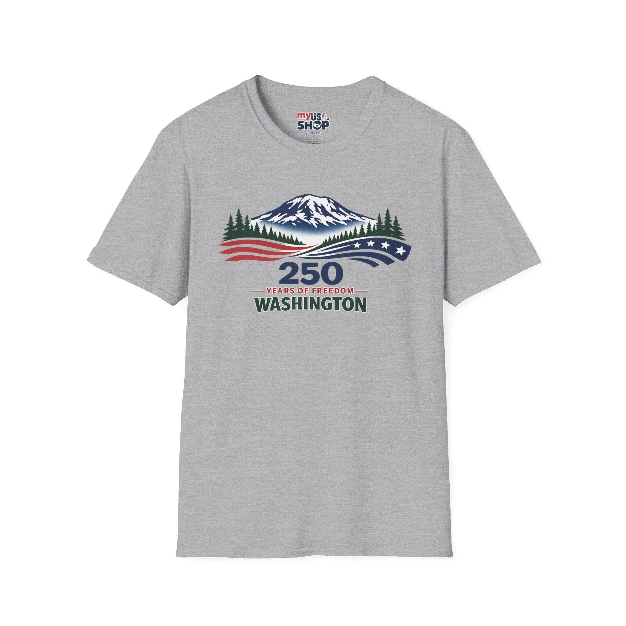 America 250 Washington T-Shirt - Unisex Softstyle T-Shirt