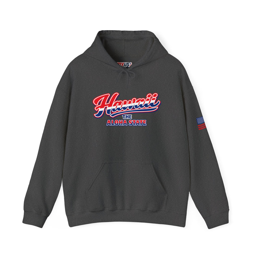 Hawaii The Aloha State Heavy Blend Hooded Sweatshirt