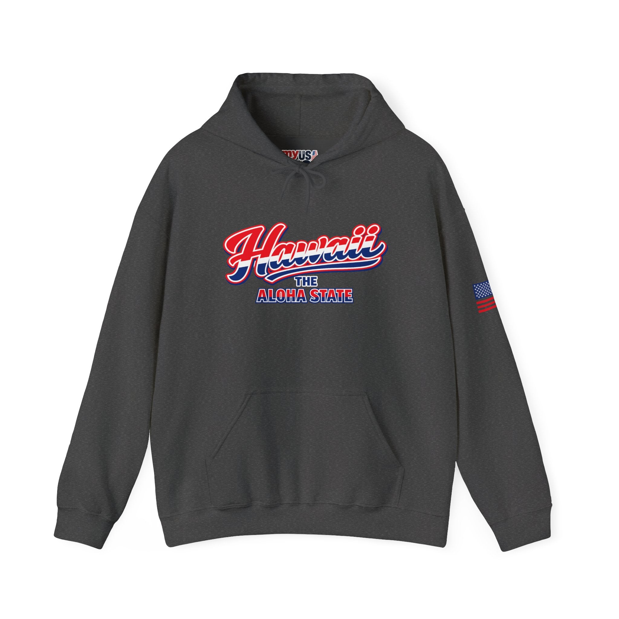 Hawaii The Aloha State Heavy Blend Hooded Sweatshirt