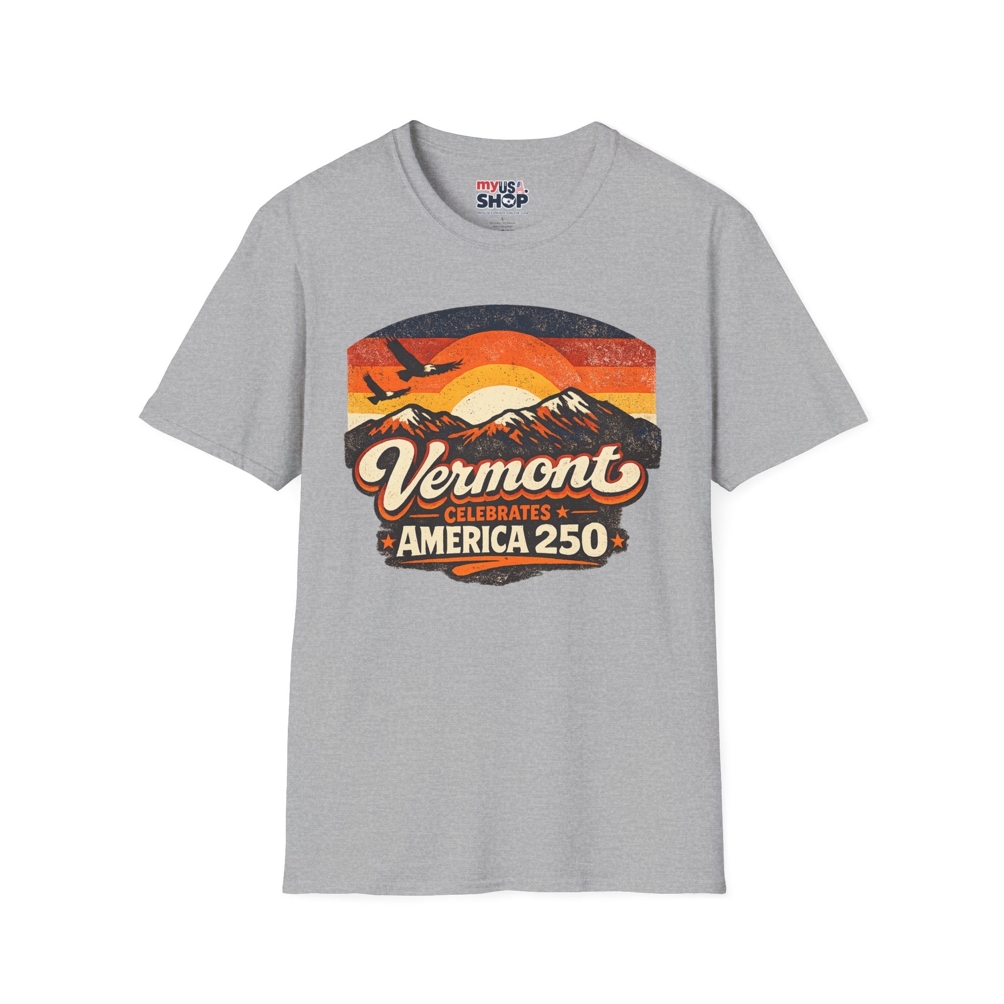 America 250 Vermont Sunset T-Shirt – Vintage Mountains
