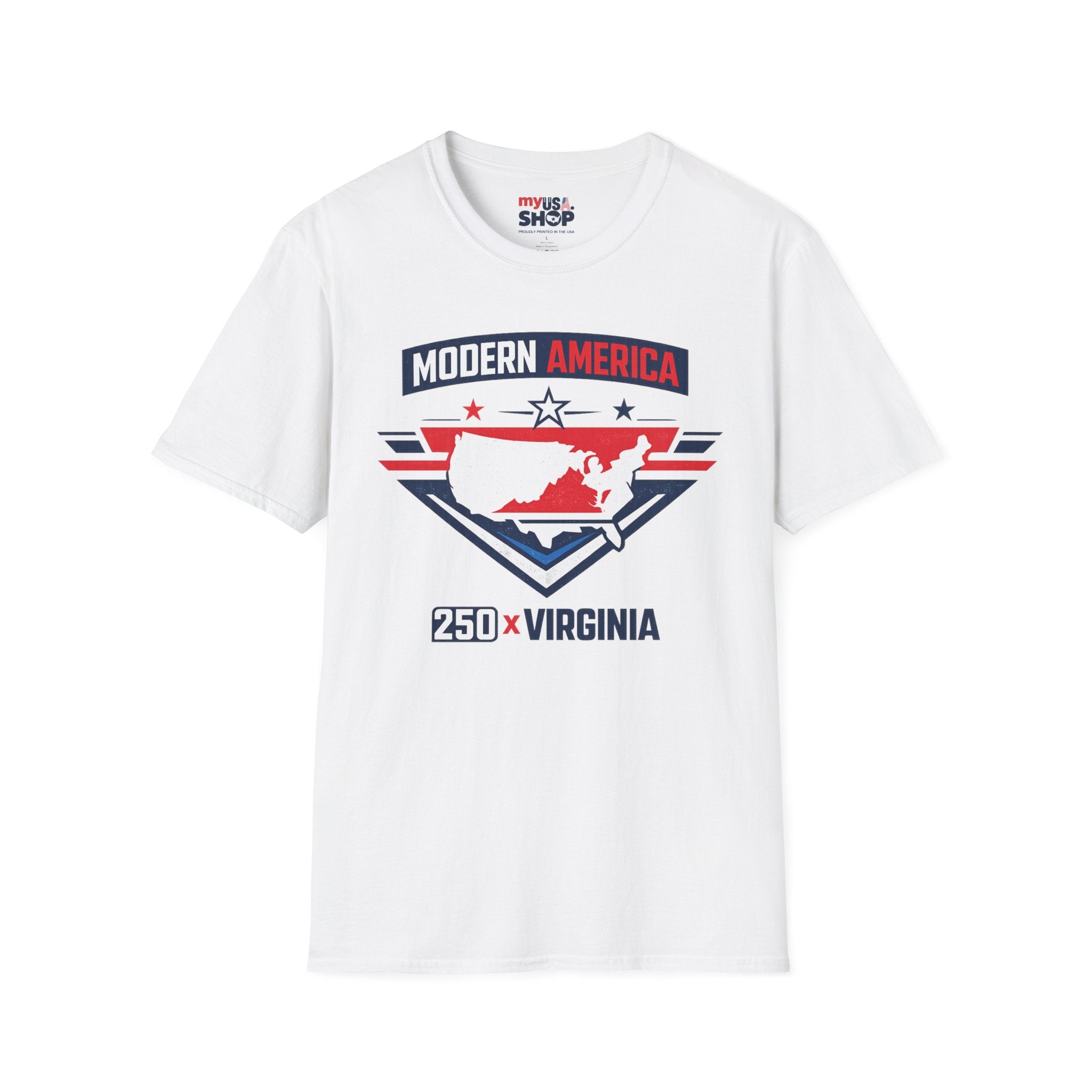 America 250 Virginia T‑Shirt — Patriotic USA State Graphic Tee