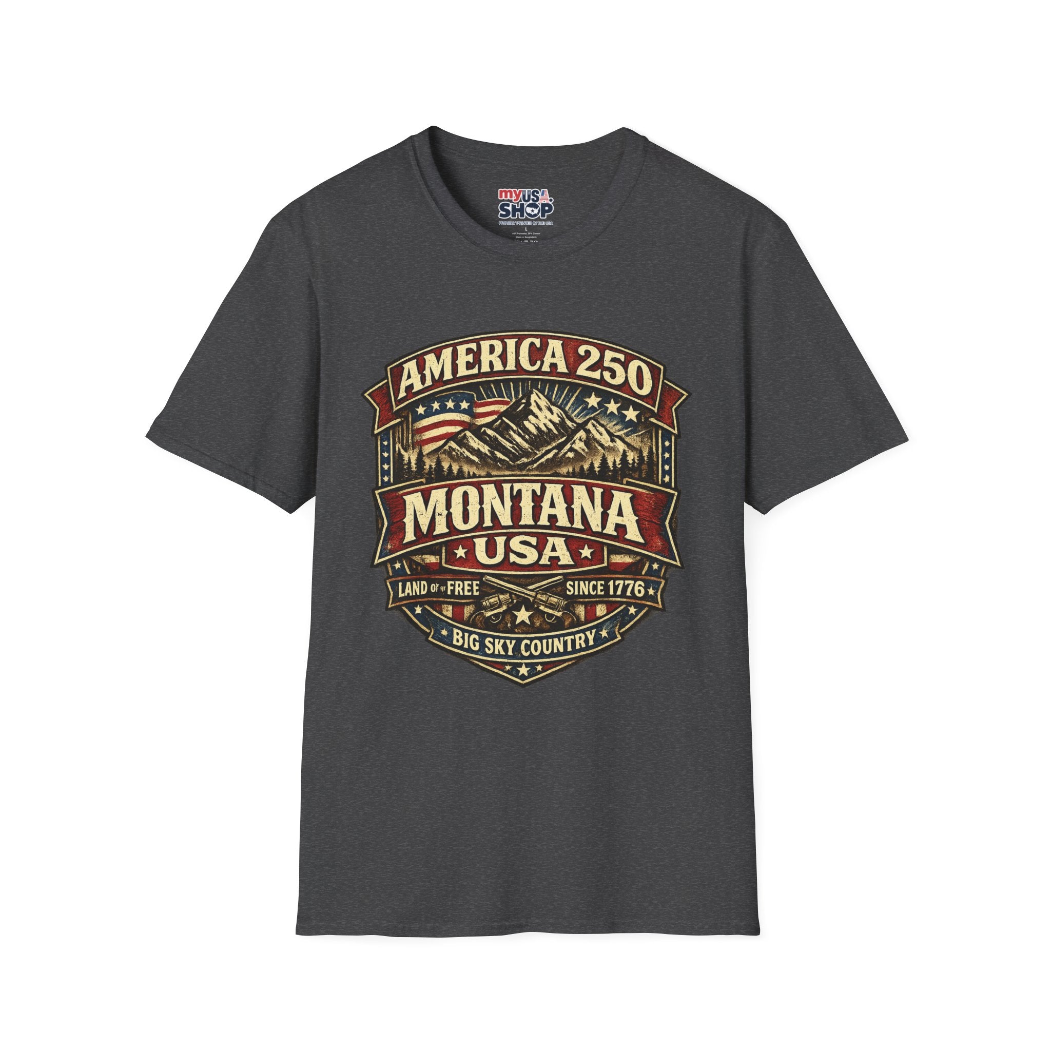 America 250 Montana Vintage Mountain