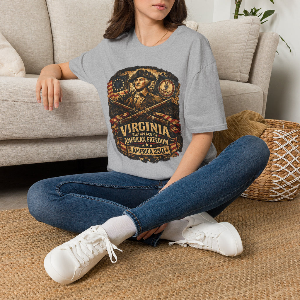 America 250 Virginia- American Freedom Tee Design