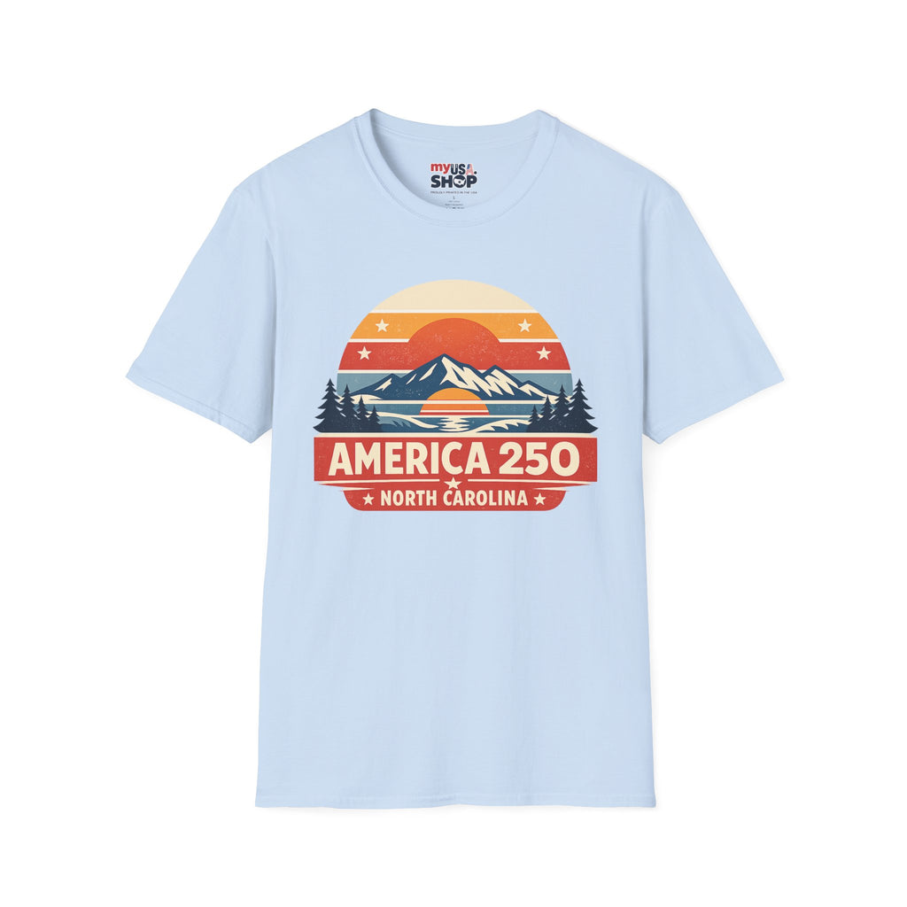 America 250 North Carolina - Mountain Sunset T-Shirt