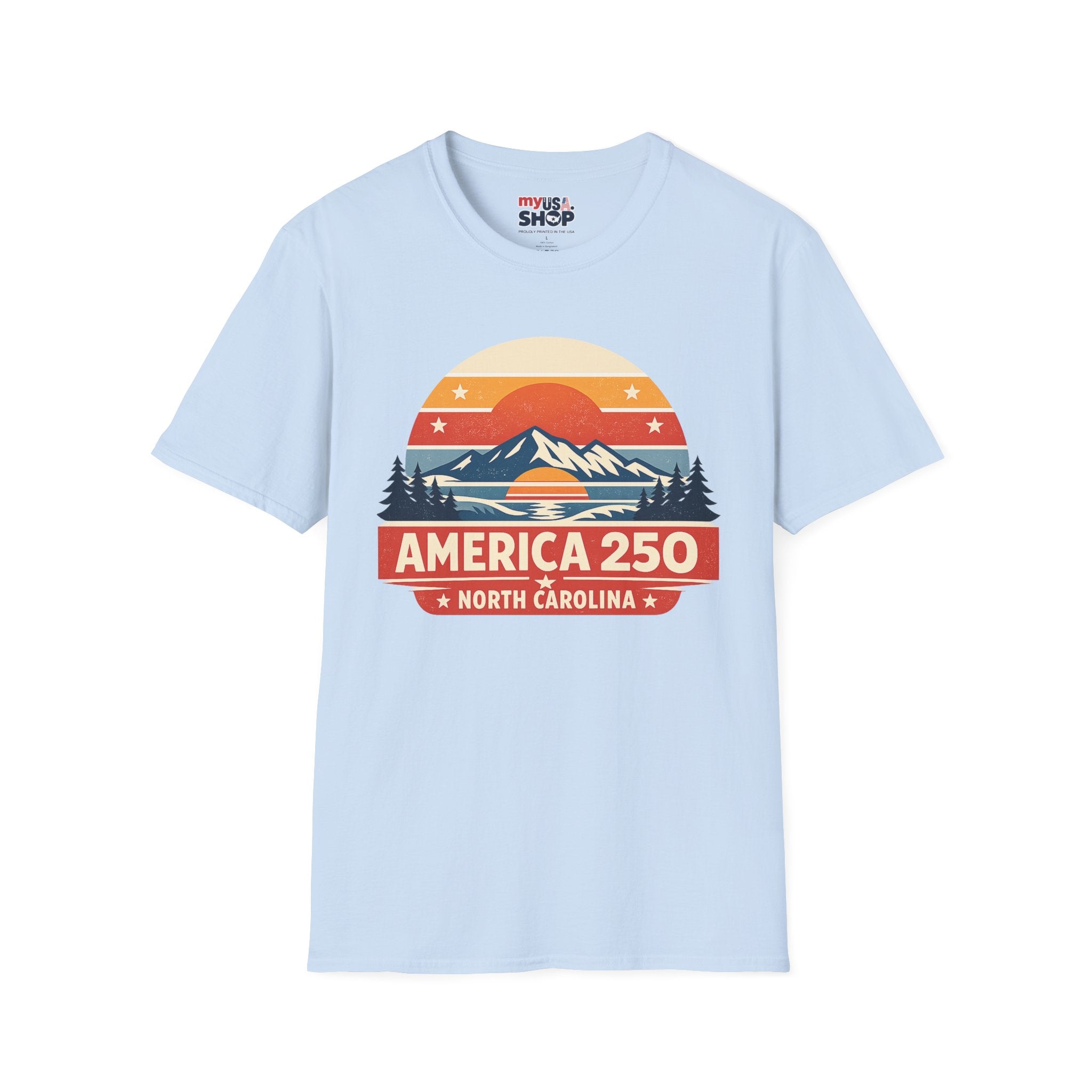 America 250 North Carolina - Mountain Sunset T-Shirt