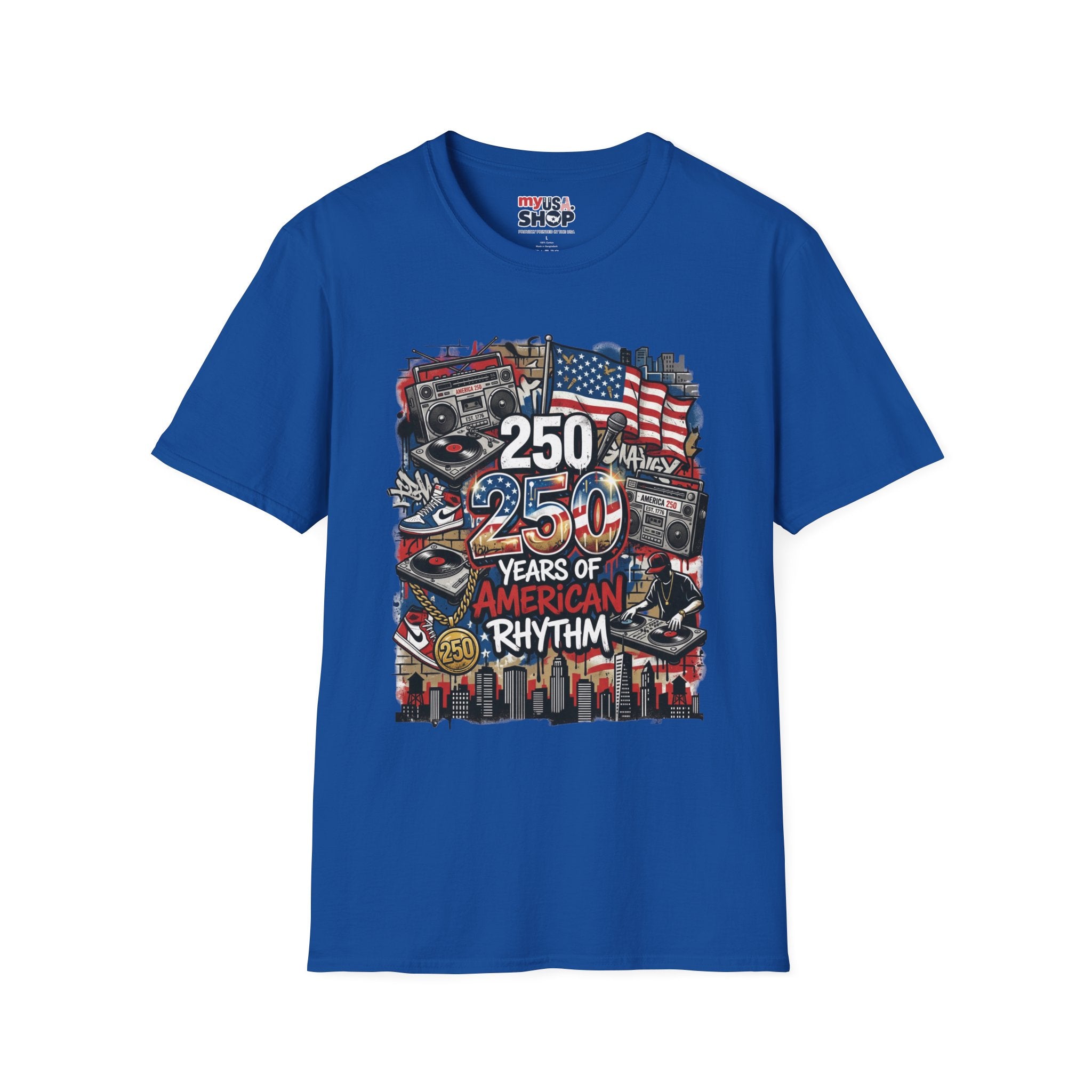 250 Years of American Rhythm T-Shirt America 250 Pop Culture