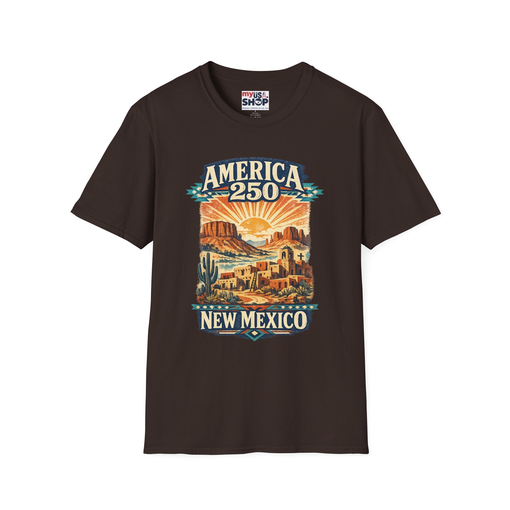 America 250 x New Mexico — Vintage Desert Sunset