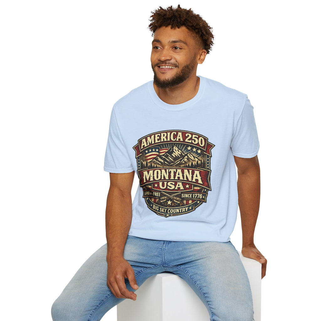 America 250 Montana Vintage Mountain