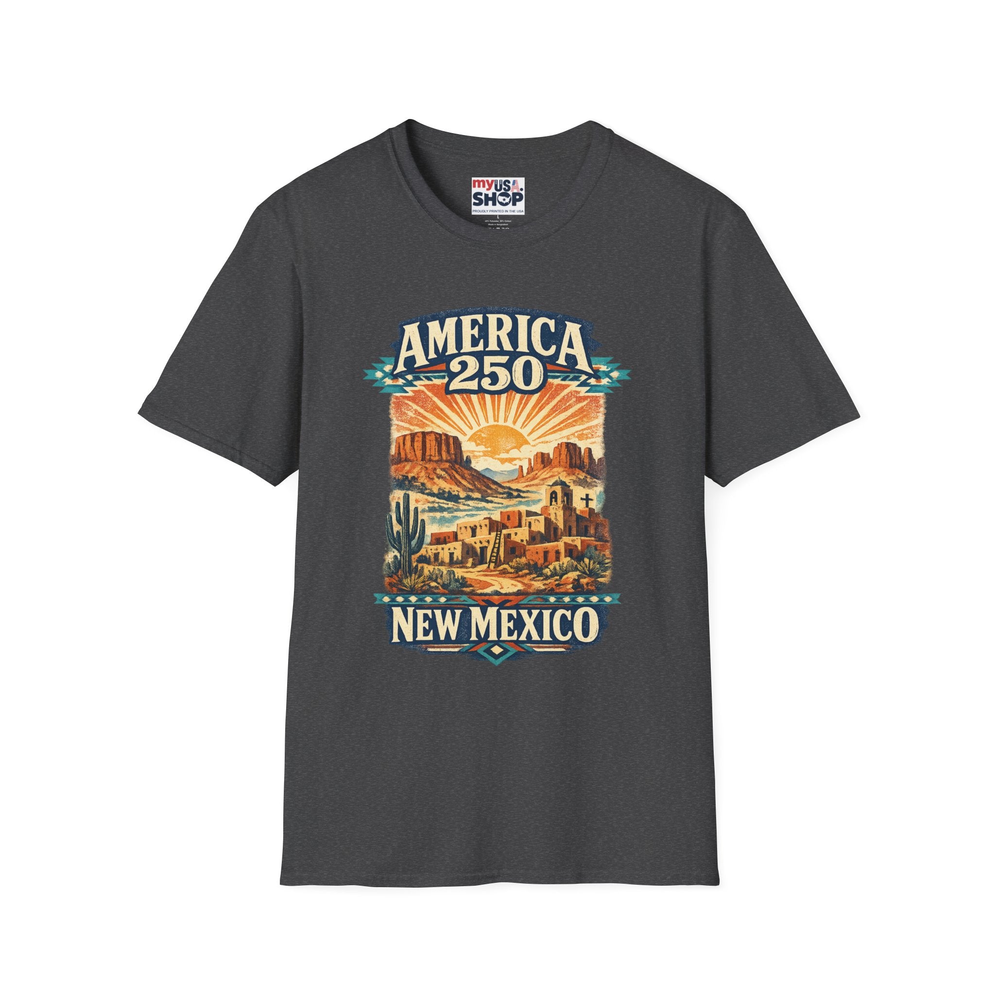 America 250 x New Mexico — Vintage Desert Sunset
