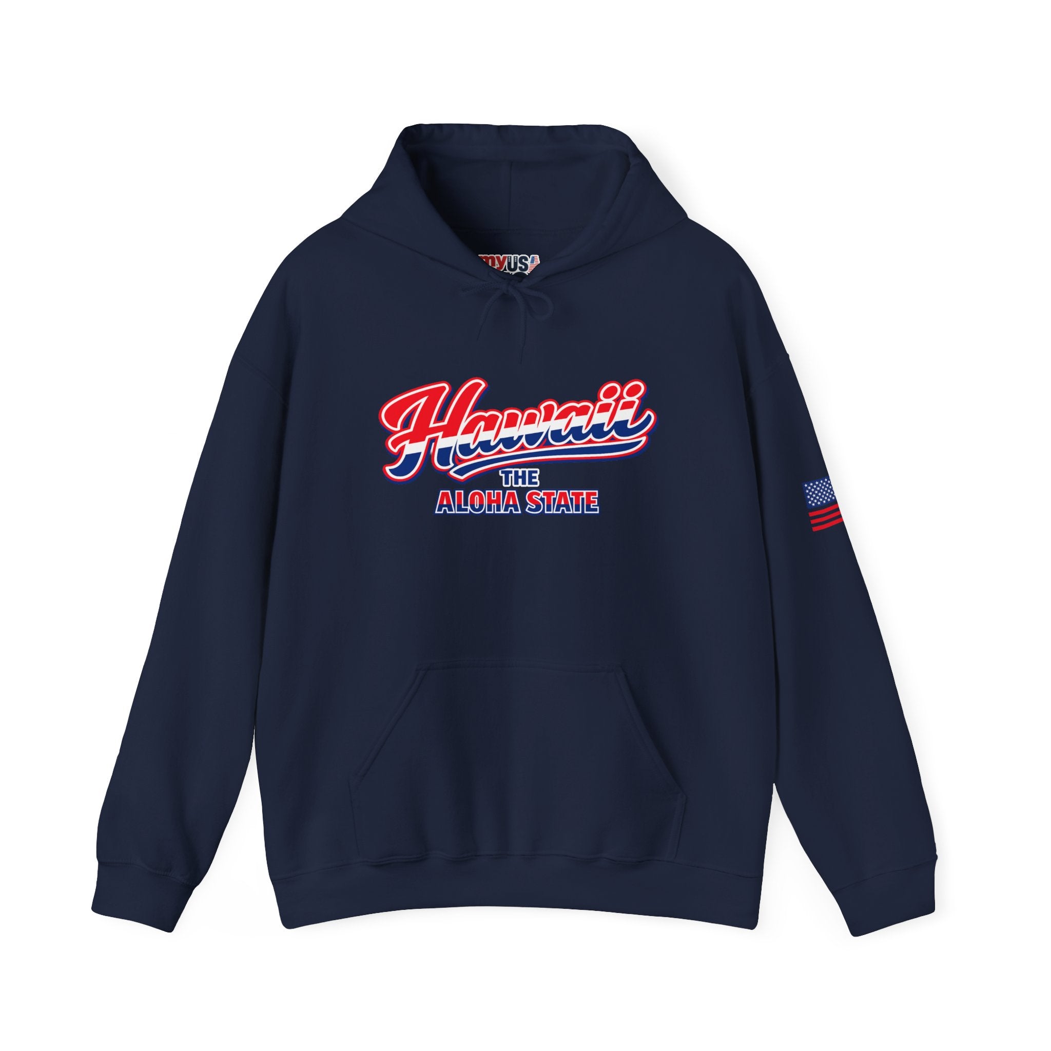 Hawaii The Aloha State Heavy Blend Hooded Sweatshirt